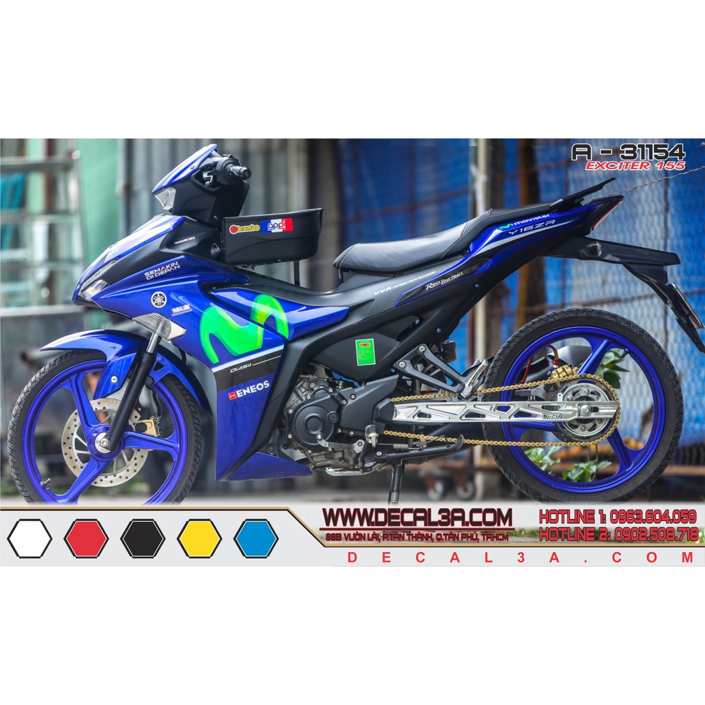 Tem rời Exciter 155 Movistar