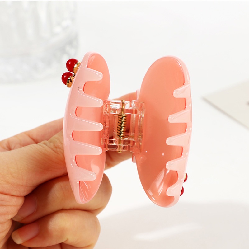 Kẹp Tóc Hình Trái Cây Đính Đá Phong Cách Vintage