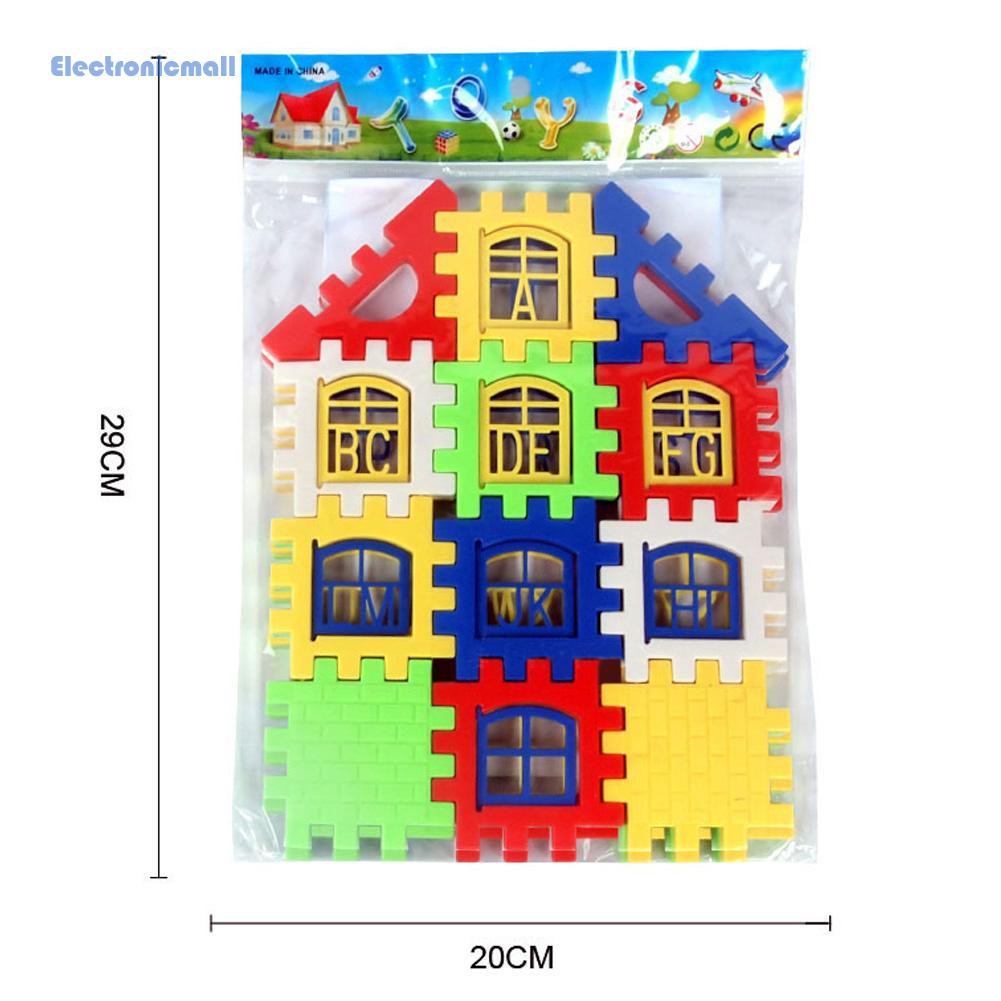 Set 24 miếng xếp hình chơi xây nhà cho bé