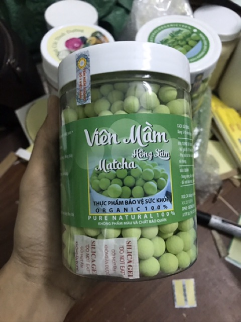 Combo 10 hũ viên nghệ, 10 hũ viên mầm matcha, 10 hũ hà thủ ô, 10 hũ tam thất, 10 hũ cà gai leo, 10 hũ tinh bột nghệ