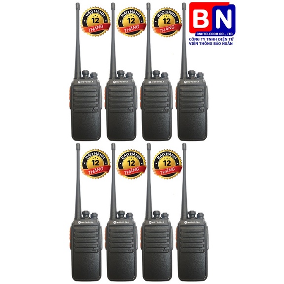 Bộ 8 Bộ đàm motorola GP588 - 2 Chế Độ Sạc, Giá Rẻ, Siêu Bền, Bảo Hành 12 Tháng
