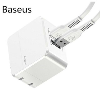 [ Sỉ - Lẻ ] Củ sạc nhanh 2 cổng USB 2.4A baseus CoCo series + 2 cáp iphone