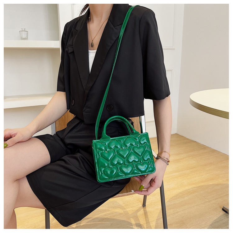 Túi Xách JASMIN NOIR Hộp Thời Trang In Hình Trái Tim Đơn Giản Dành Cho Nữ