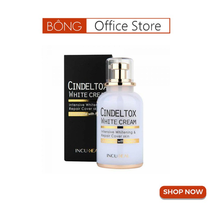 [RẺ NHẤT] KEM DƯỠNG TRẮNG DA CINDELTOX WHITE CREAM KOREA 50ml BÔNG SHOP Làm trắng da nhanh trong thời gian ngắn