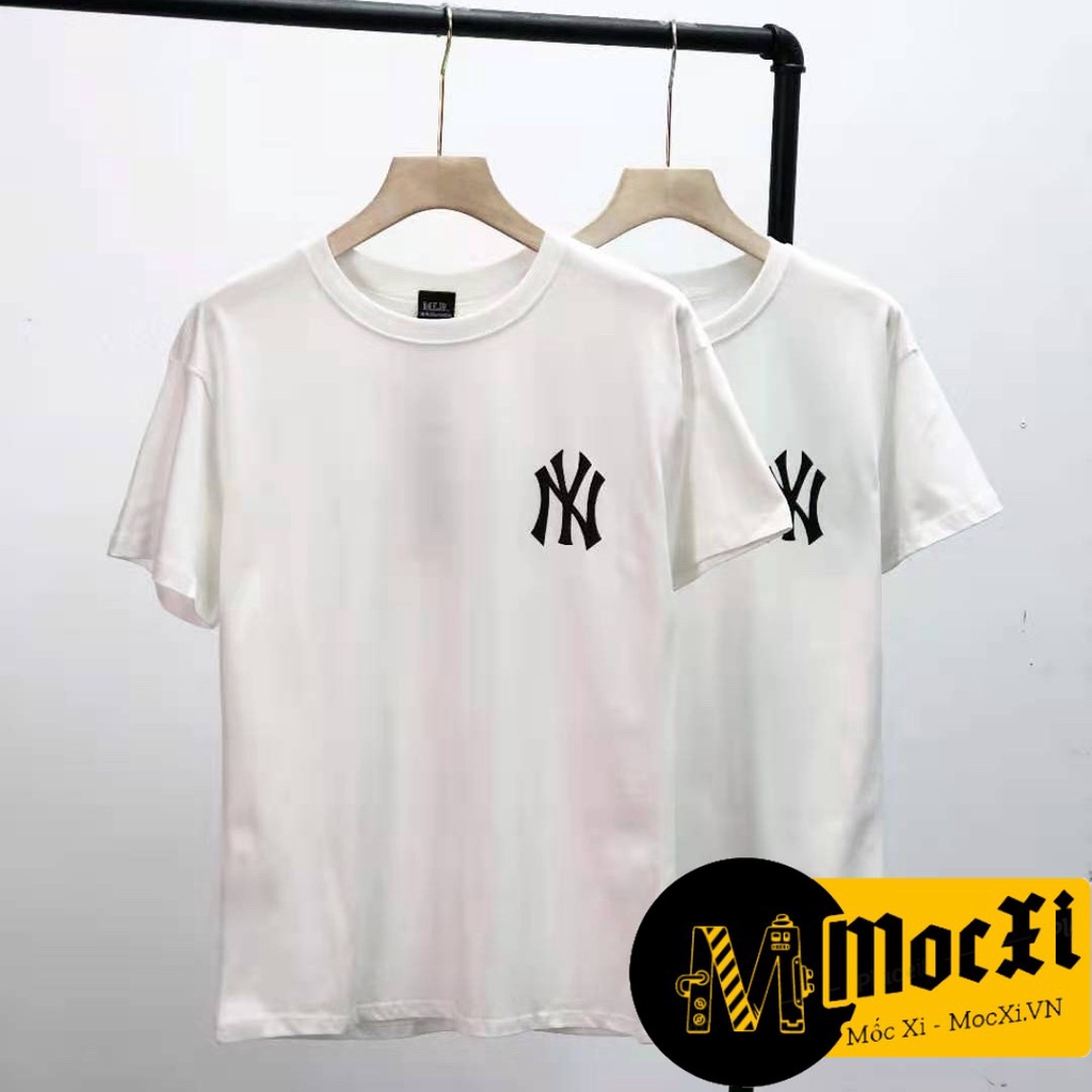 Áo Thun Nam NY Tay Ngắn - Áo Phông Ngắn Tay Nam 100% Cotton 2 Lớp Co Giãn 4 Chiều Siêu Bền