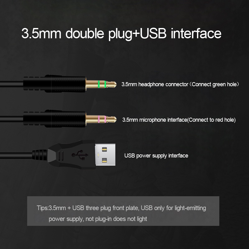 Tai nghe chụp tai chơi game có dây có mic kèm dây và đèn led cho điện thoại/ máy tính/ PC/ PS4 phone tai ngje cụp tai gameming cao cấp nam