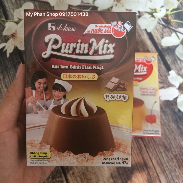 [Mã GROSALE2703 giảm 8% đơn 250K] Combo 06 hộp Bột làm bánh Flan Purin Mix (Tặng kèm 6 khuôn bánh) | BigBuy360 - bigbuy360.vn
