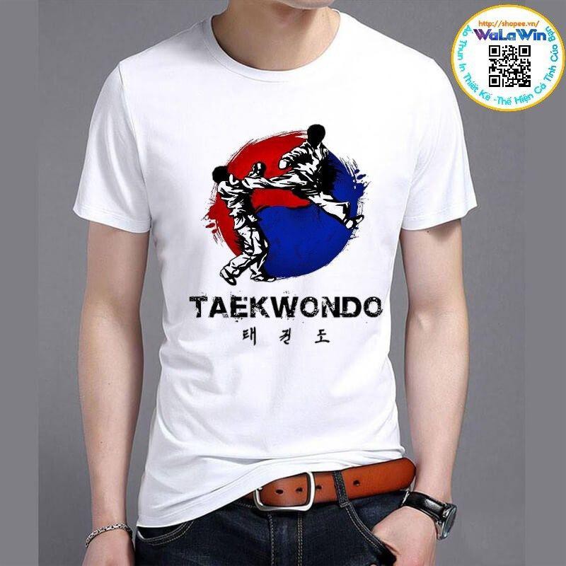 Áo Tay Lỡ - Áo Unisex - Áo Thun Thụng - Áo Thun Trơn giá sỉ - Áo thun tay ngắn Full Size mẫu Taekwondo