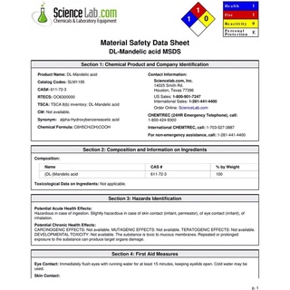 HOẠT CHẤT MANDELIC ACID
