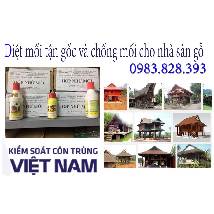  Bộ Sản Phẩm Thuốc Diệt Mối Tận Gốc gồm 3 Hộp Nhử Mối và 1 Lọ PMC 90 + 1 Lenfos 50EC