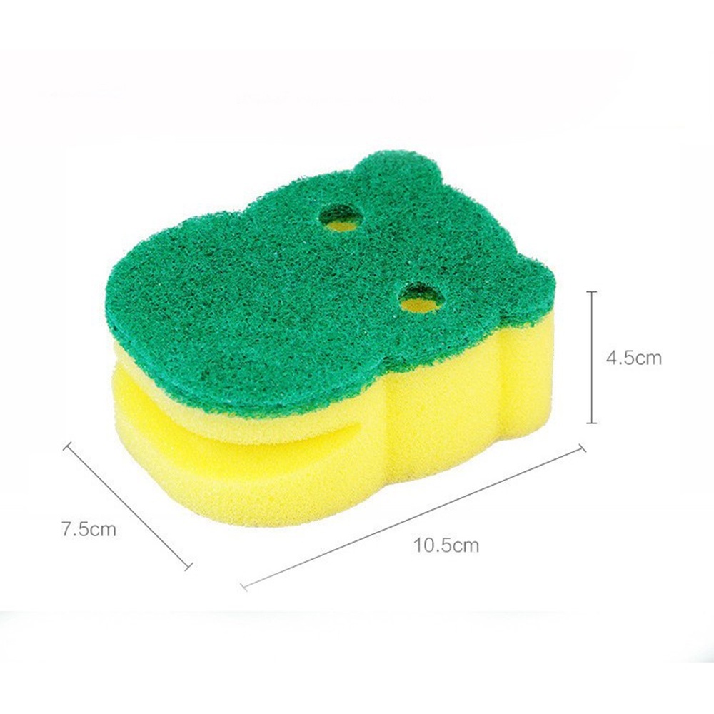 [Tổng Kho Sỉ] Cọ Xoong Mặt Cú NHIỀU MẦU Có 2 Lỗ Kiêm Rửa Cốc, Cạnh Bát CDS1041