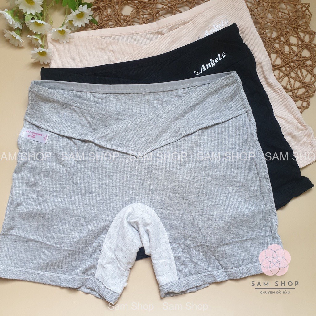 Quần váy bầu cạp chéo angle, thoáng mát, mềm mịn, kháng khuẩn, khử mùi, thoải mái suốt thai kỳ - QVB2