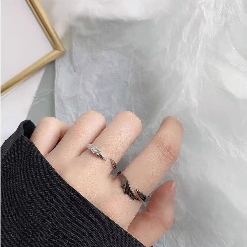Nhẫn Đôi Hình Thiên Thần Có Thể Điều Chỉnh Thời Trang