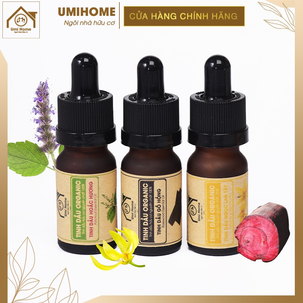 Combo 3 lọ tinh dầu Thiền Định Tâm Tịnh (Gỗ Hồng,Ngọc Lan Tây,Hoắc Hương) 10ml nguyên chất | Tặng kèm tinh dầu tuỳ chọn