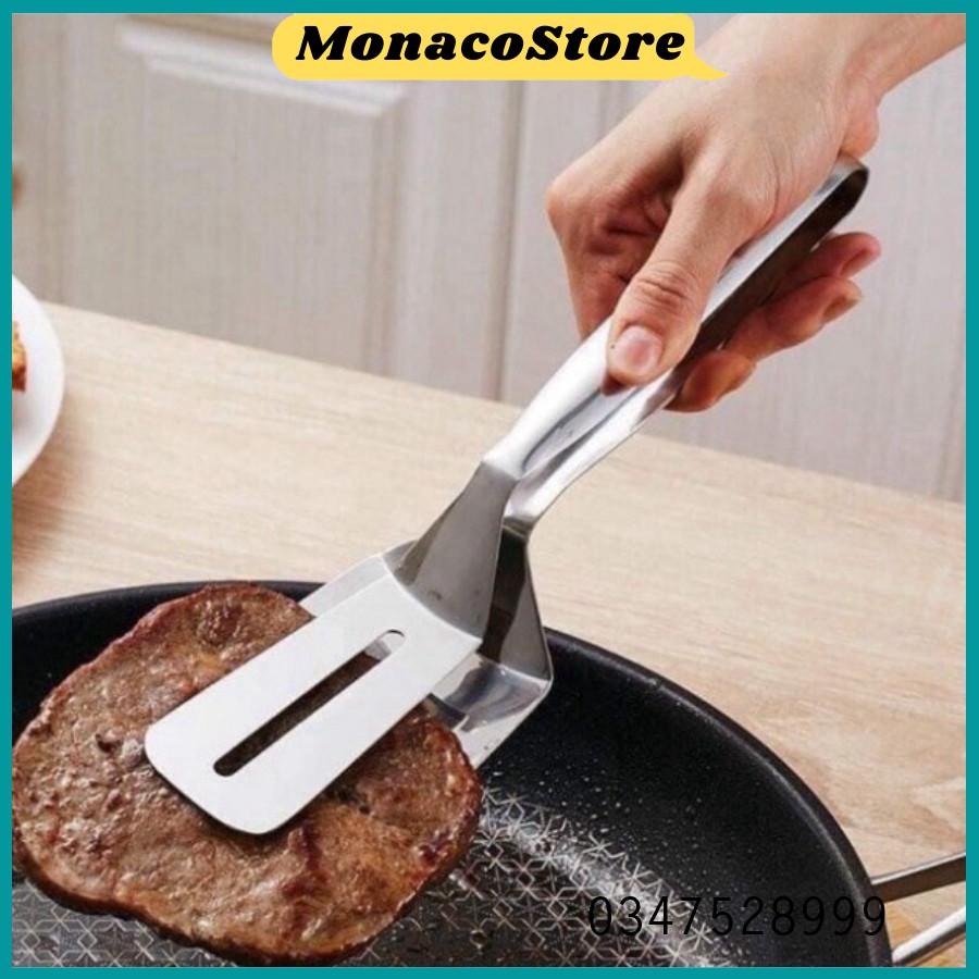 Kẹp gắp thức ăn dụng cụ nấu nướng bằng inox tiện ích - MonacoStore