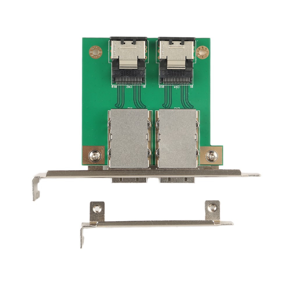 【SUXIN】 Internal To External Conversion Card 1 Pcs 2 Ports SAS SFF-8087 to SAS SFF-8088 Card Adapter Card 36P To 26P Dual Port