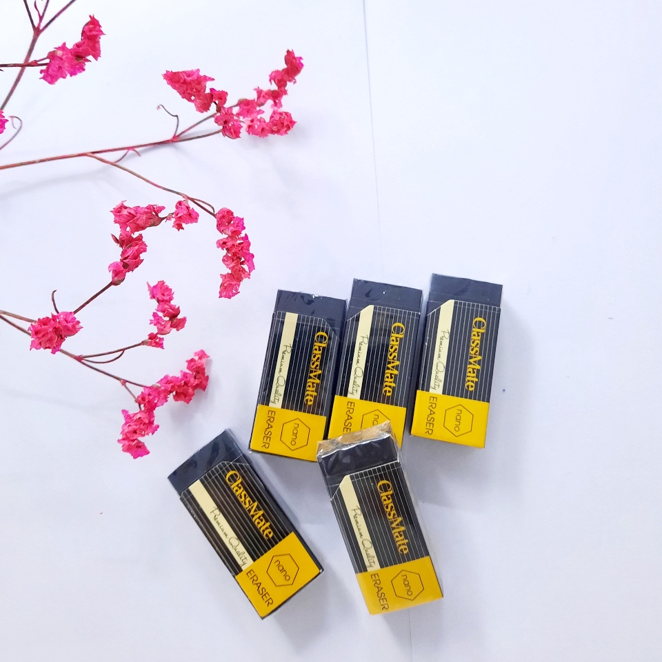 Gôm Tẩy Nano Premium Đen CLASSMATE Giúp Tẩy Sạch Vết Chì, Tiện Dụng, Không Gây Hại Cho Bé CL-ER807