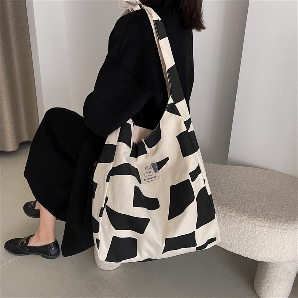 Túi Xách Vải Canvas Chất Lượng Cao Đa Năng Cho Nữ