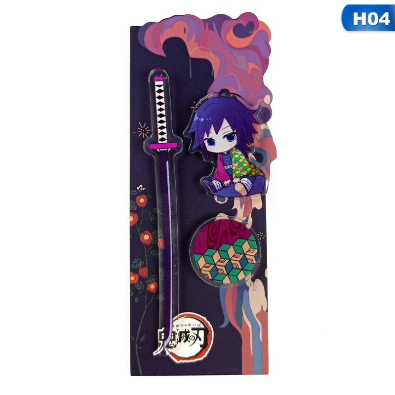 Huy hiệu cài áo phong cách nhân vật hoạt hình Thanh gươm diệt quỷ