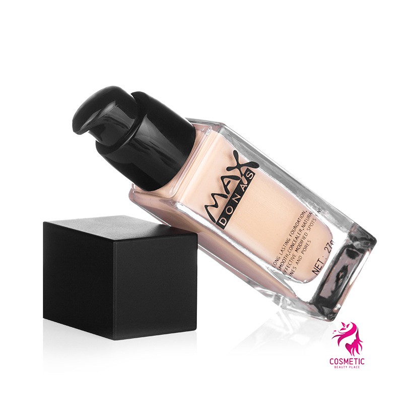 Kem Nền Maxdonas Silky Hydrating Foundation Liquid Moisturising 27g Che Khuyết Điểm P474