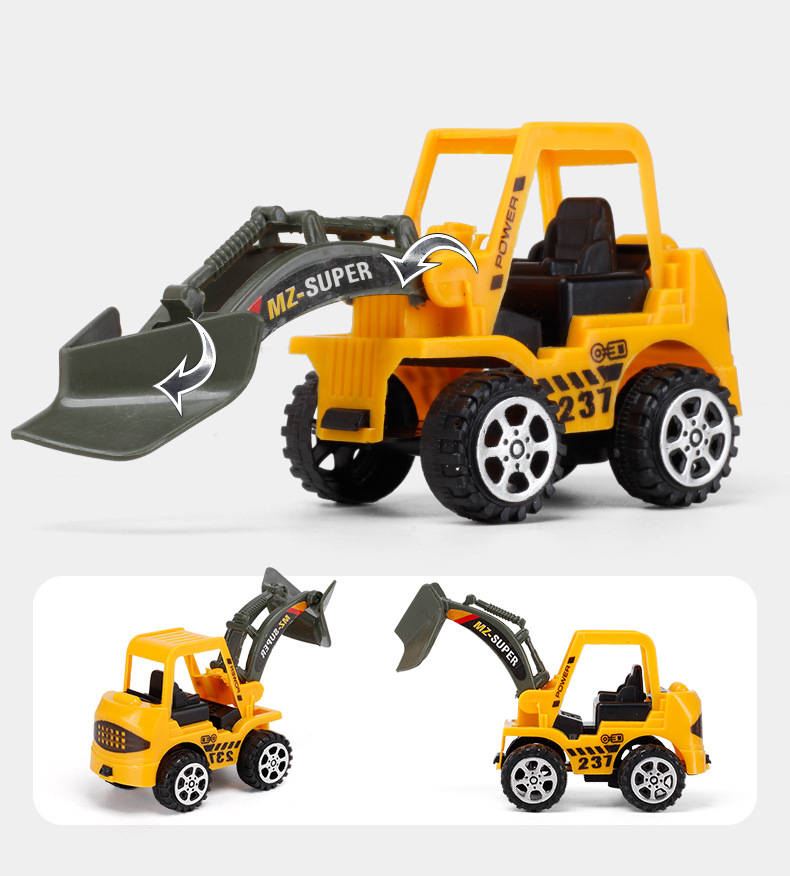 Set 6 Xe Đồ Chơi Khám Phá Kỹ Thuật Dành Cho Bé Trai