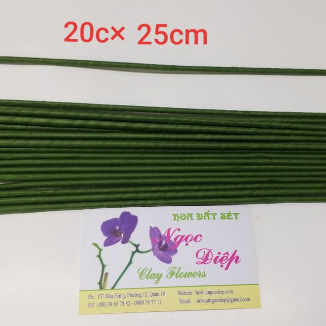 20C KẼM THÂN BỌC GIẤY 25CM