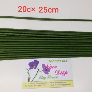20c kẽm thân bọc giấy 25cm