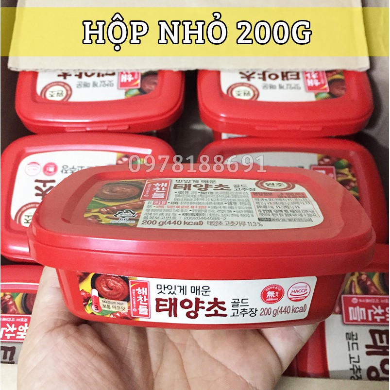 Tương ớt Hàn Quốc GOCHUJANG trộn cơm hộp 200g/500g HUMA