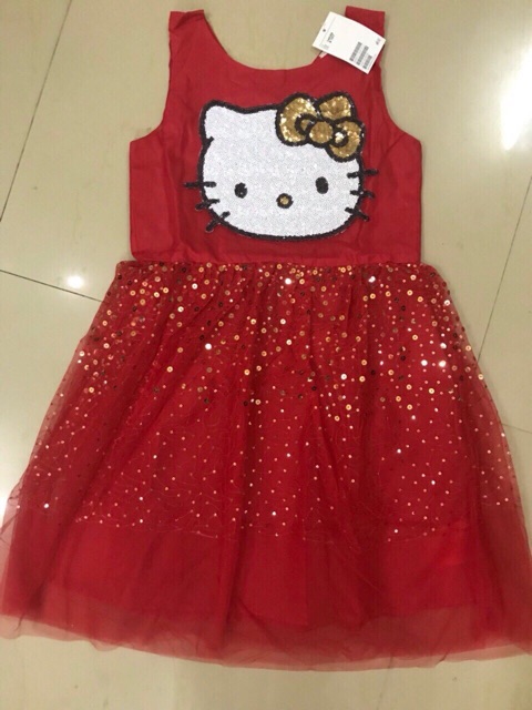 Đầm H&M mèo hello kitty xuát xịn