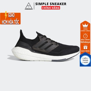Giày Chạy Bộ Nam Adidas Ultraboost 21 Core Black Chính Hãng - Giày Sneaker Adidas Ultra Boost 21