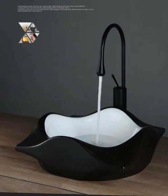 Vòi Lavabo Nóng Lạnh Đồng Thau Sơn tĩnh điện cb 2829