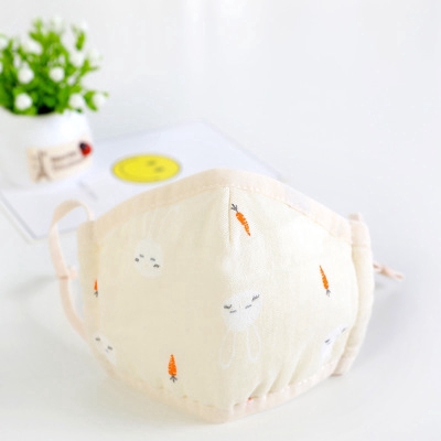(Hàng Mới Về) Khẩu Trang Cotton Chống Bụi Cho Trẻ Em Jp6 Có Dây Đeo Điều Chỉnh Được