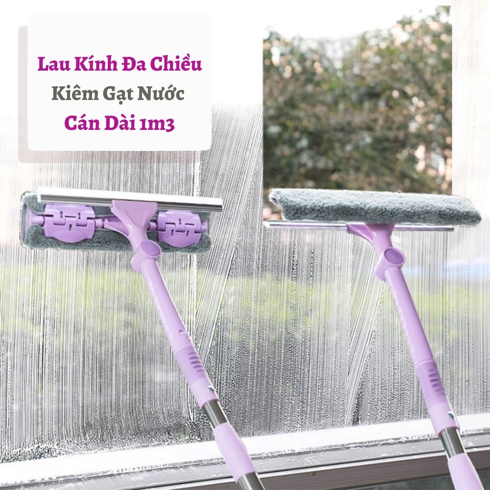 Cây Lau Kính Gạt Kính Cán Dài 1m3 Siêu Sạch Và Nhanh Chóng