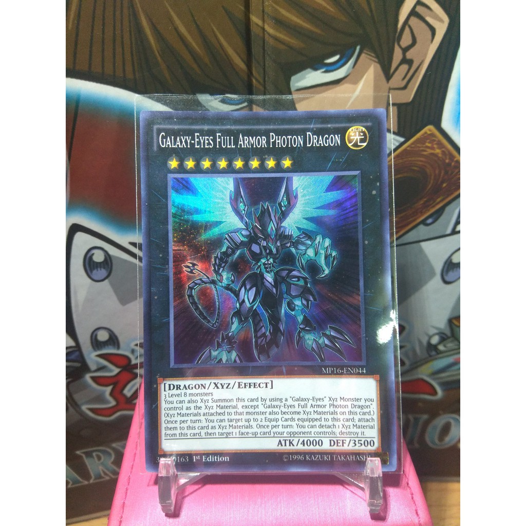 Thẻ bài Yugioh! Galaxy-Eyes Full Armor Photon Dragon - MP16-EN044 - Super Rare 1st Edition