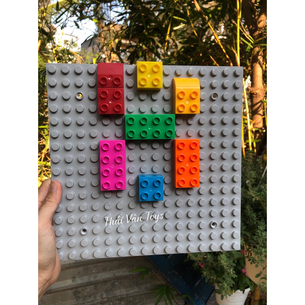 1 Tấm đế Lego size lớn - Tấm nền cho bé lắp ghép sáng tạo - Đồ chơi nhựa ABS an toàn