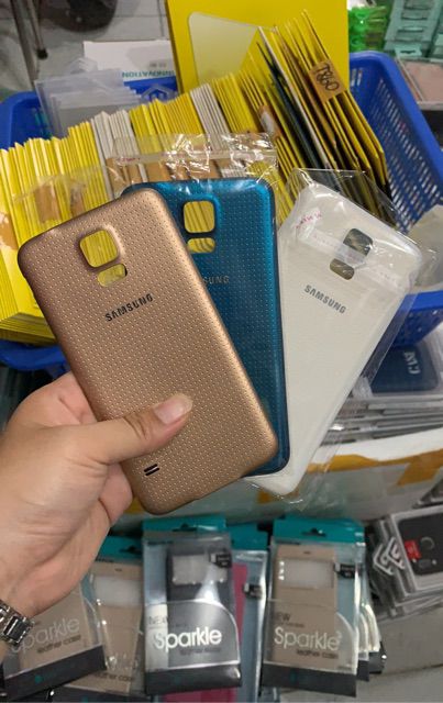 Vỏ nắp pin samsung S5 i9600 zin - hàng nhập khẩu