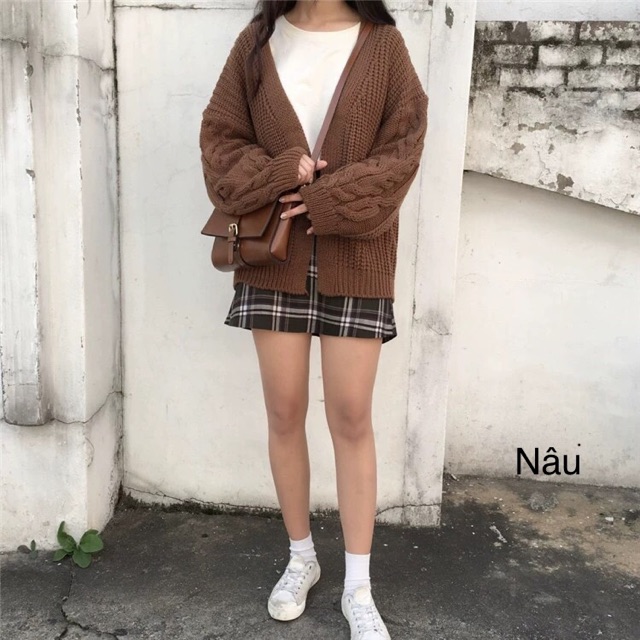Áo khoác cadigan tay thừng | BigBuy360 - bigbuy360.vn