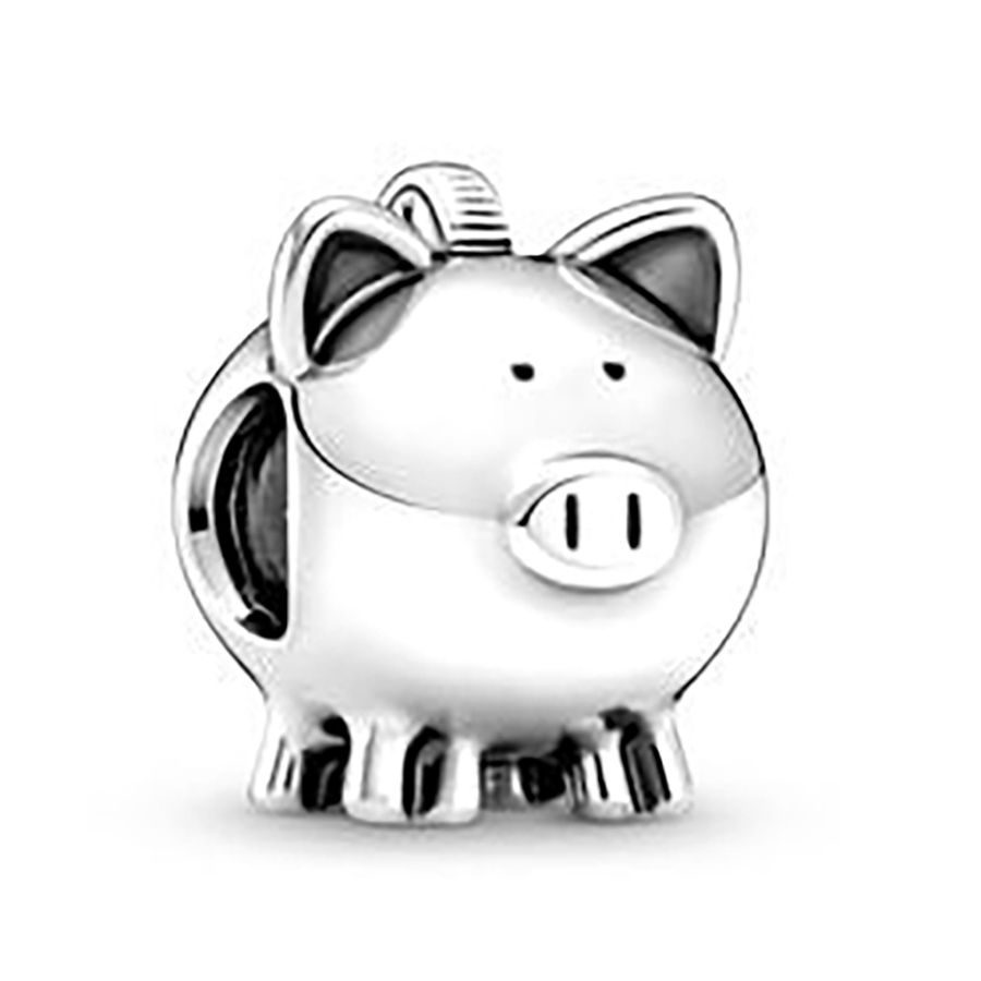 Hạt Charm Màu Bạc Hình Kỳ Lân & Chim Dễ Thương Dùng Làm Trang Sức DIY