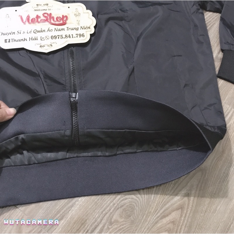 áo khoác gió nam trung niên hàng 2 mặt chất đẹp