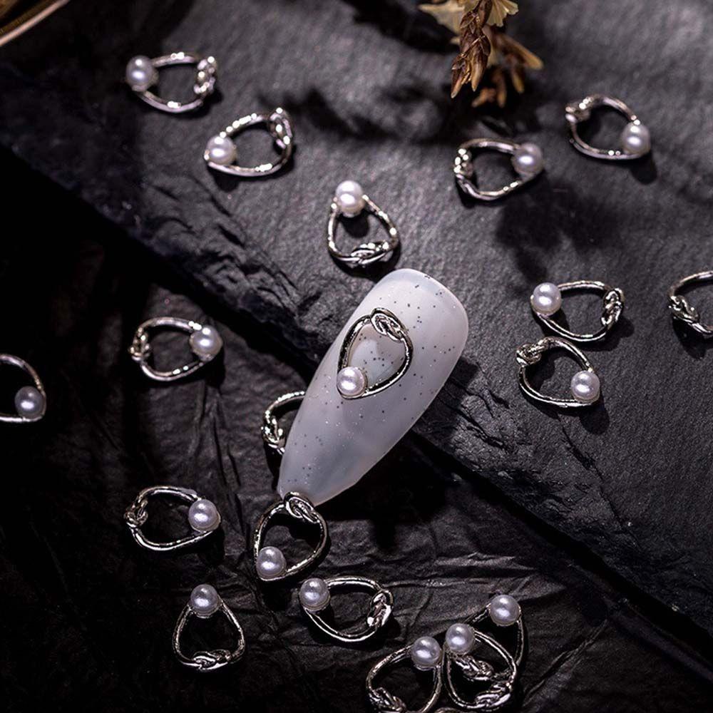 Phụ Kiện Trang Trí Móng Tay Bằng Hợp Kim Phong Cách Nhật Bản Thời Trang DIY