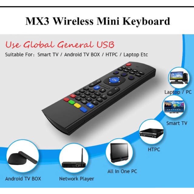 REMOTE CHUỘT BAY KM-900 CÓ TÍCH HỢP TÌM KIẾM GIỌNG NÓI