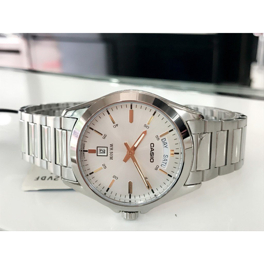 Đồng Hồ Nam Chính Hãng CASIO - Dây Kim Loại - MTP-1370D-7A2VDF chính hãng