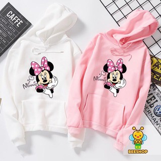 Áo hoodie cho bé gái có mũ thời trang trẻ em thu đông size đại BEESHOP D21039