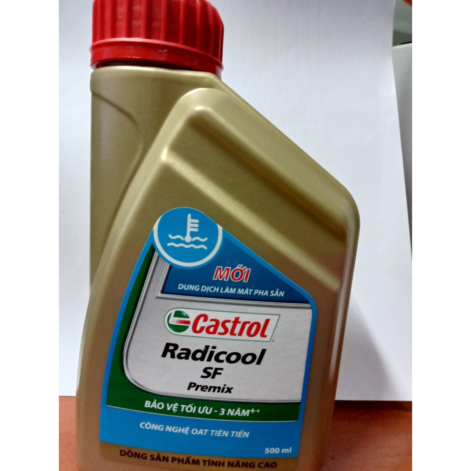 Nước Làm Mát Động Cơ Castrol bảo vệ két nước 500ML Nước Mát Xe Tay Ga và Tay Côn [Giá hủy diệt]