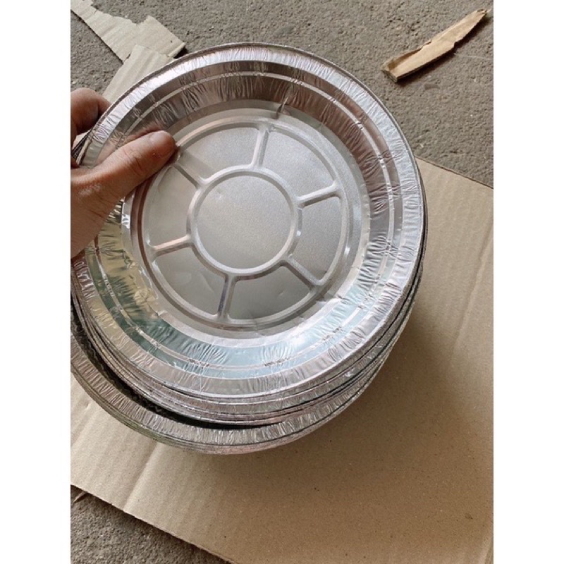 Khay giấy bạc lót nồi chiên không dầu size 20cm và 23cm