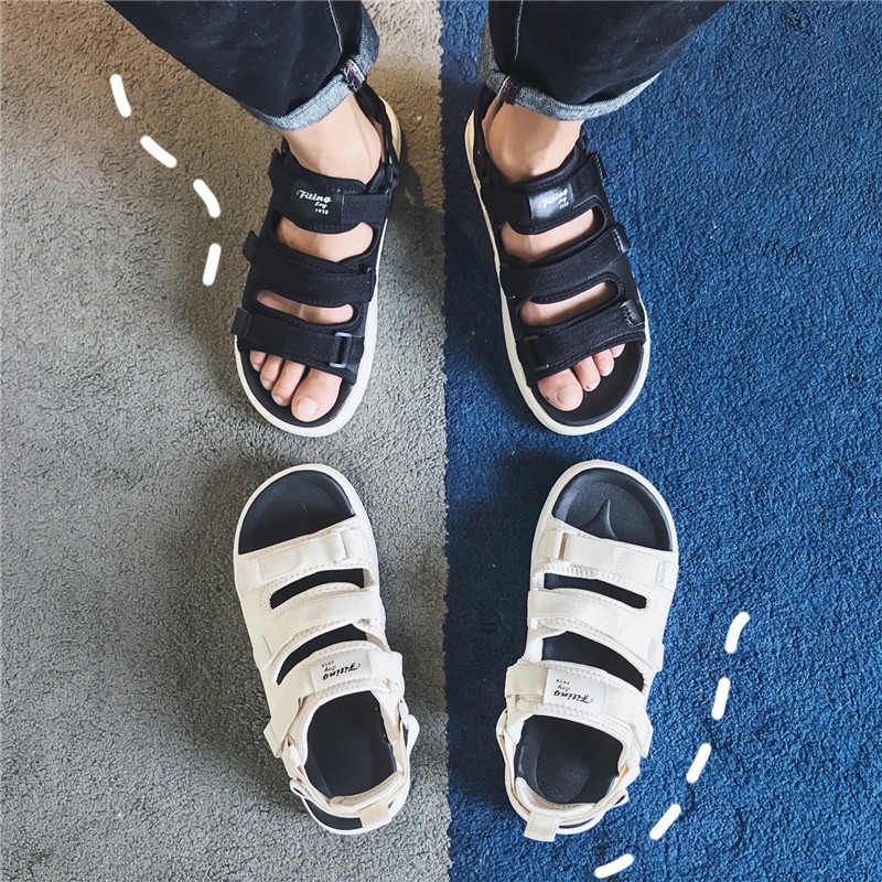 DÉP SANDAL FITTING BA QUAI ĐẾ ĐI ÊM CHÂN  ĐỦ SIZE NAM NỮ ẢNH THẬT