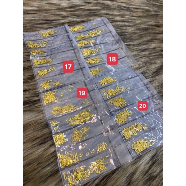 Gói trang trí charm kim loại mix mẫu