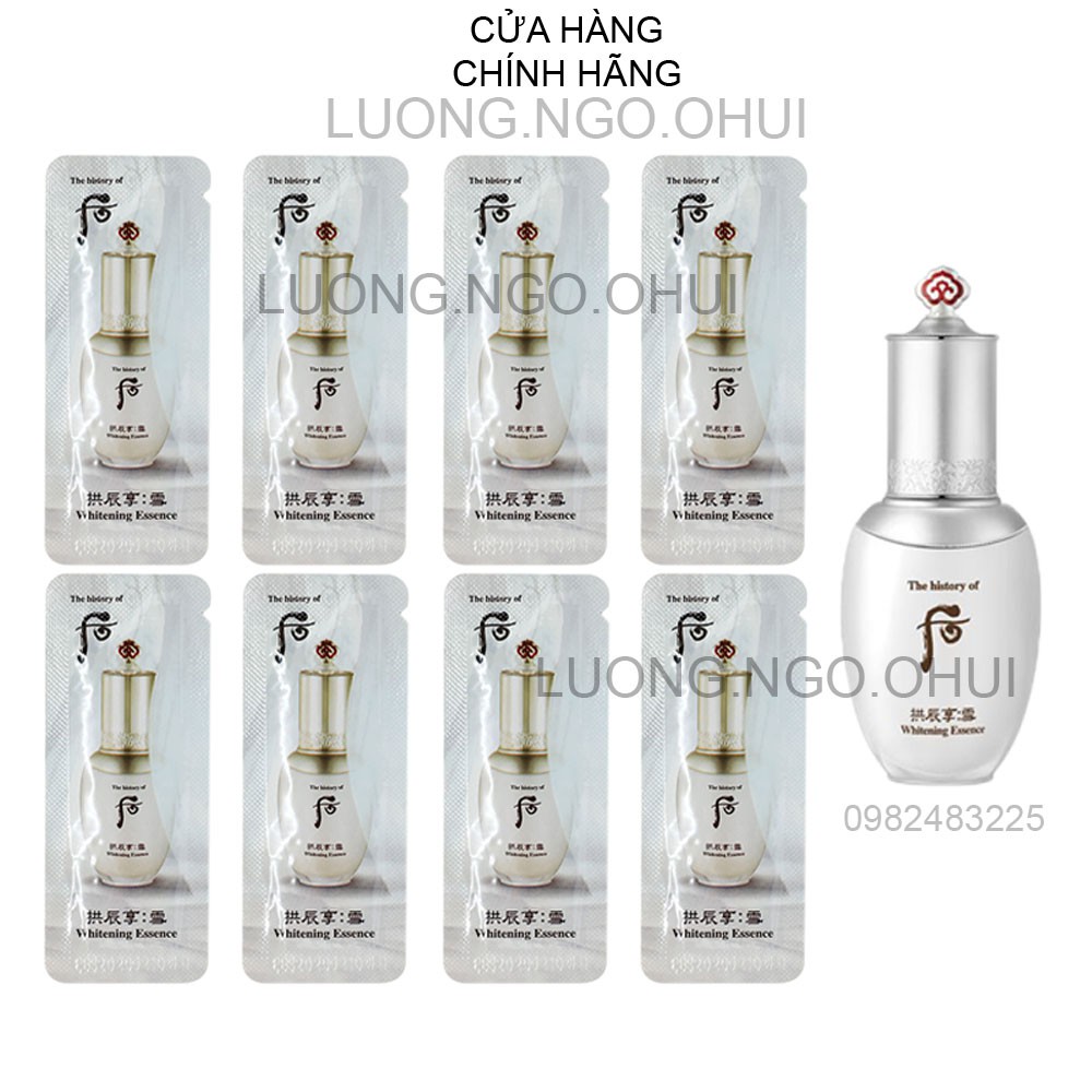 Gói Sample Tinh Chất Whoo Dưỡng Trắng Đông Y - Whoo Gongjinhyang Seol Radiant White Essence 1Ml