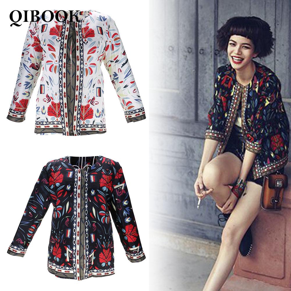 Áo Khoác Nữ Dáng Ôm Tay Lửng Họa Tiết Hoa Phong Cách Vintage | BigBuy360 - bigbuy360.vn