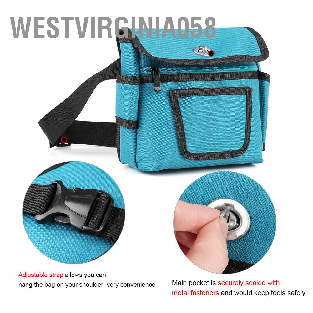 Westvirginia058 Túi vải Oxford đa chức năng đựng dụng cụ bảo trì thợ điện
